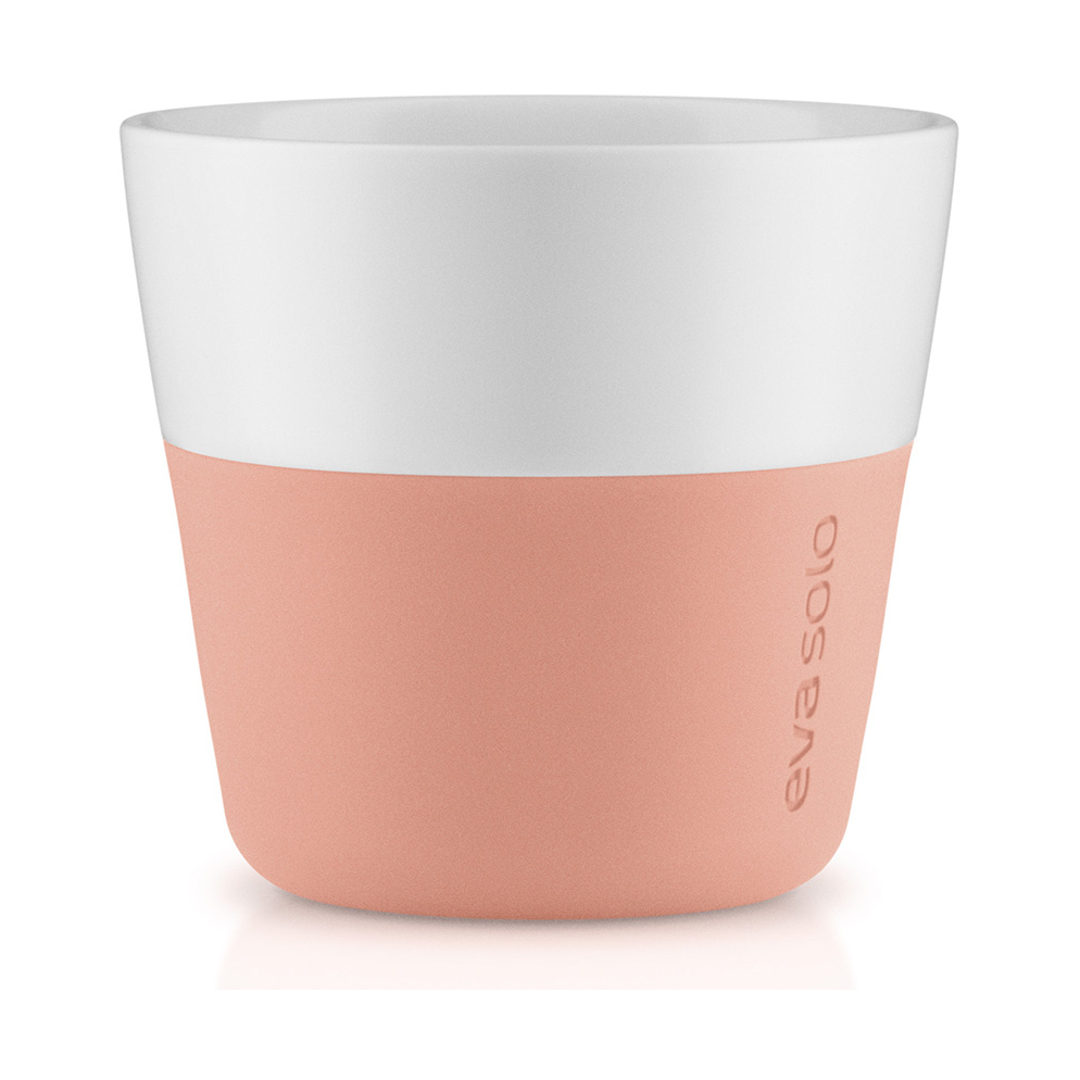 EVA SOLO 501089 Чашки для эспрессо, 80 мл, 2 шт, персиковый Фарфор, силикон  - Вид №4
