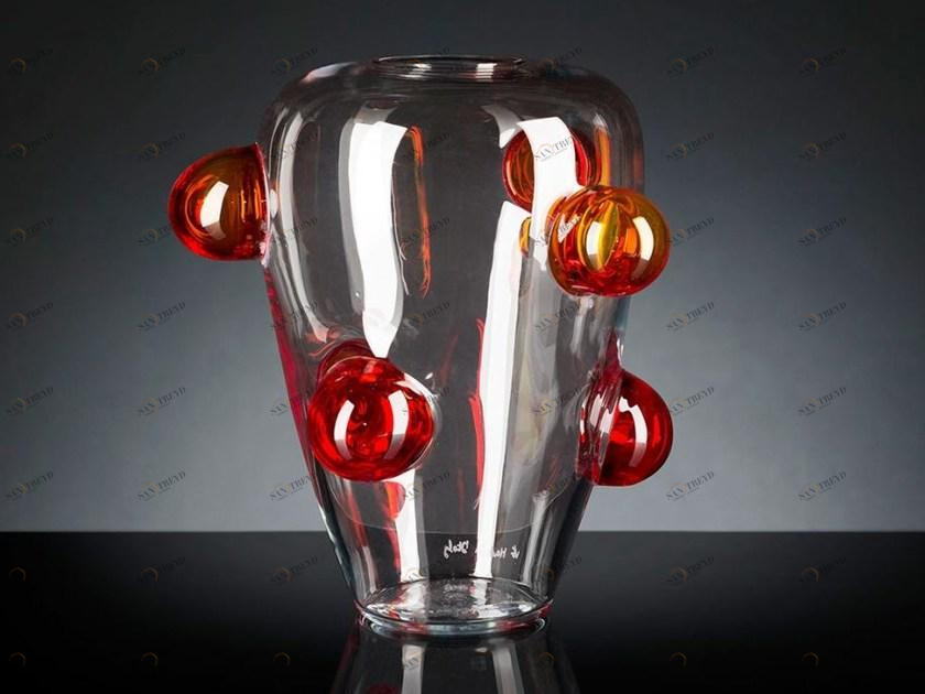 VGnewtrend Ваза из муранского стекла sun-id-1349766