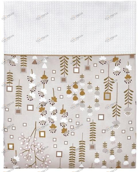 Alexandre Turpault Печатные хлопковые простыни с цветочными мотивами Conte d'hiver sun-id-1391089