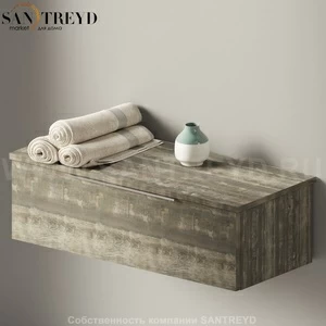 Flaminia BOX Настенная тумба 85 см с 1 ящиком BX288.WE