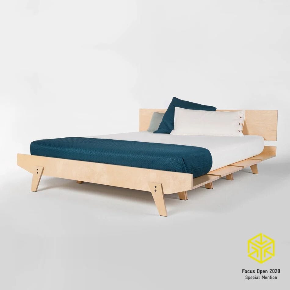 Деревянная двуспальная кровать Stadtnomaden FRANK & FREI ARCH-00112248