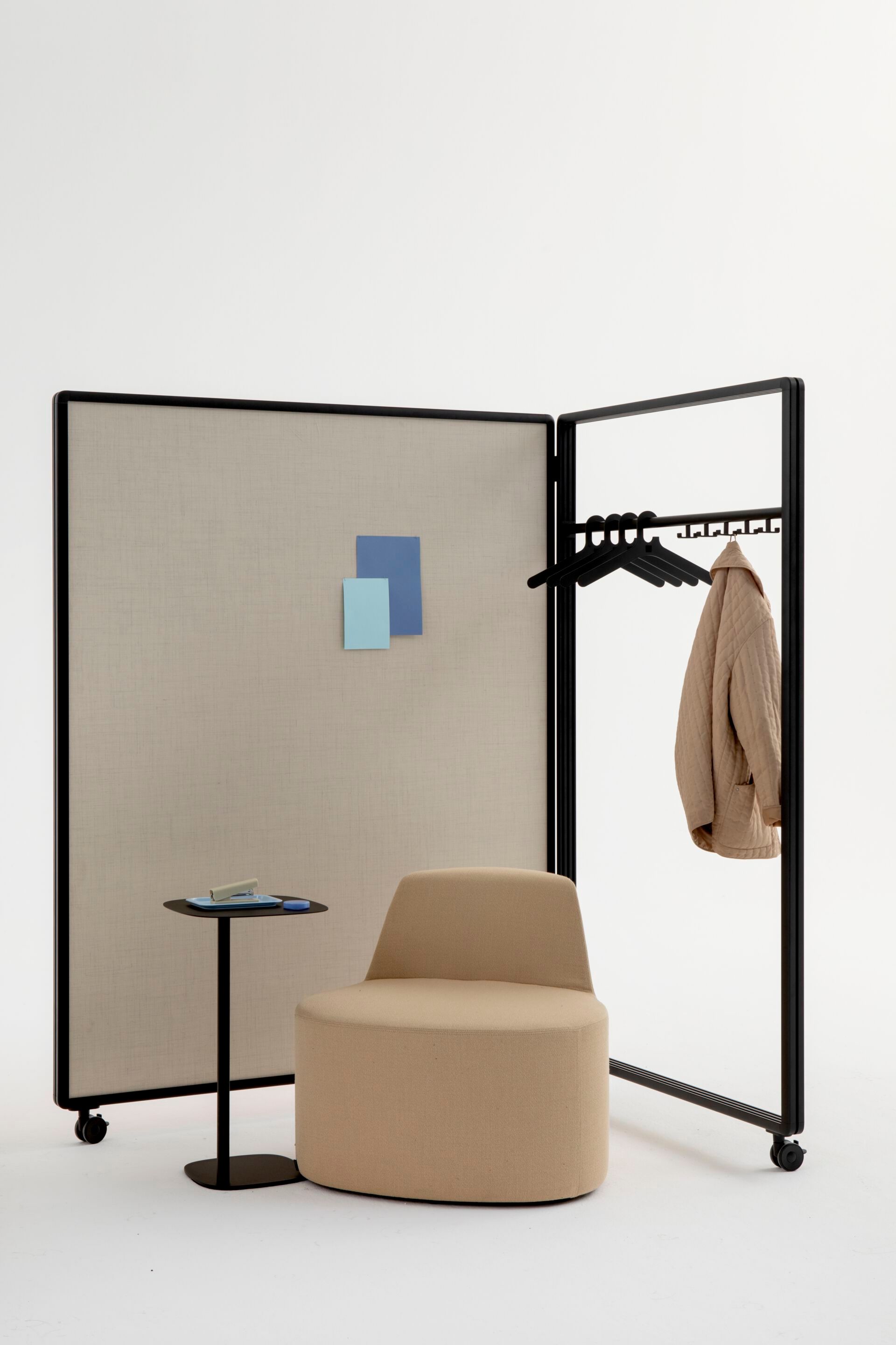 Мобильный звукопоглощающий офисный перегородка из ткани на колесах Cascando патио ARCH-00070550 - Вид №6