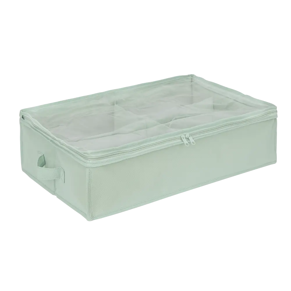 Ящик подкроватный с крышкой Konsensa полипропилен синий STLM-2080009