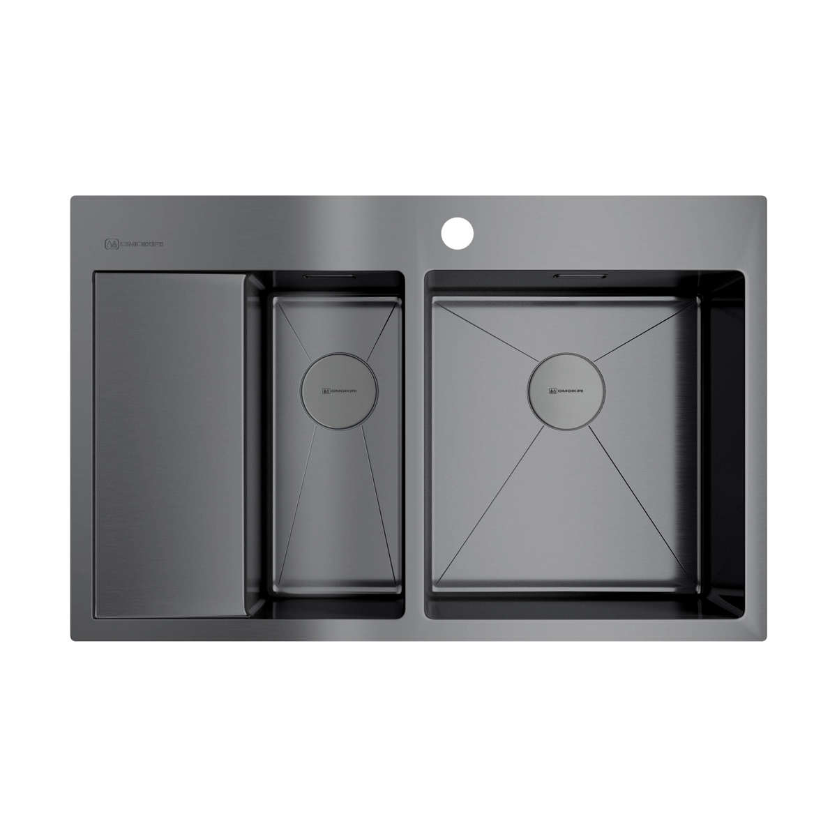 Кухонная мойка Akisame 78-2 GM-R OMOIKIRI 4973102