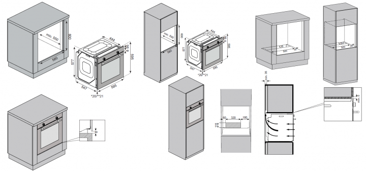 9245340 Электрический духовой шкаф Schaub Lorenz SLB EY6448 черный STDN-0061131 - Вид №11