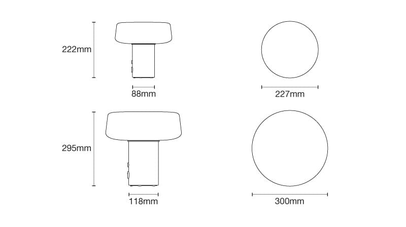 Черная мраморная светодиодная настольная лампа Marquina Case SOLID ARCH-00096833 - Вид №17