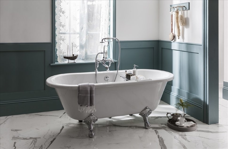 Ванна акриловая Windsor двусторонняя с ножками L2B Windsor Burlington E3, L2B - Вид №2