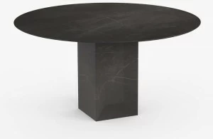Miter Круглый обеденный стол из керамогранита Ori