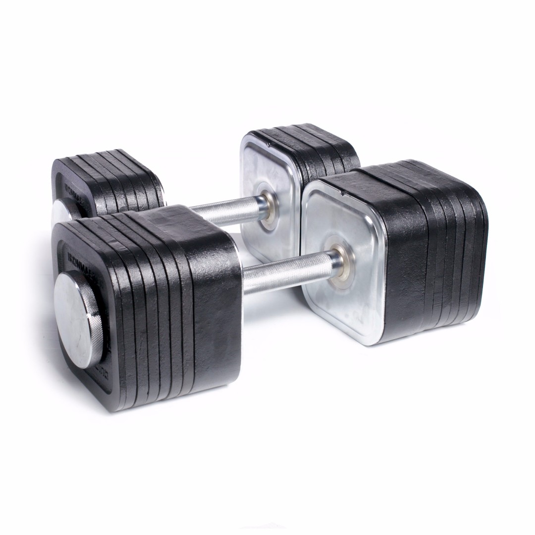 Ironmaster набор весов для гантелей 54,4 кг + замки 4 шт. Ironmaster sun-id-2069083 - Вид №1