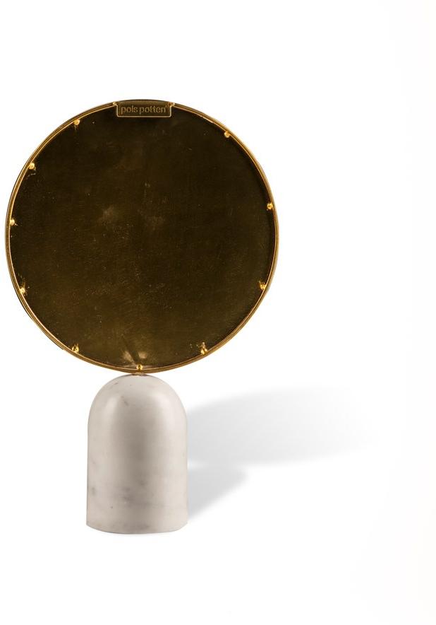 Pols Potten Зеркало круглого стола из железа в раме  300-300-132  - Вид №4