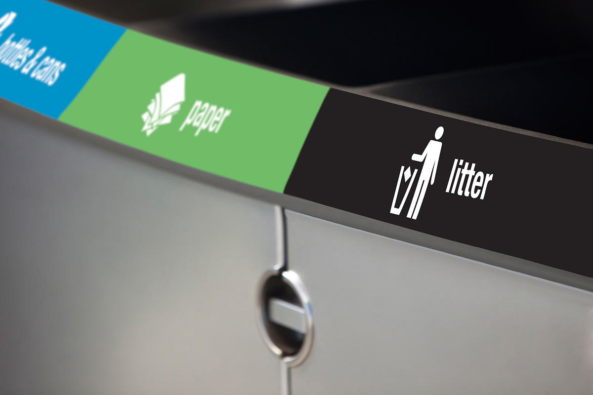 FSRT183 Транзитный мусор и контейнер для вторичной переработки  Forms-surfaces  - Вид №10