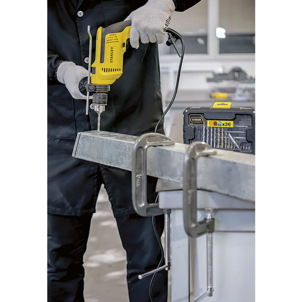 Дрель сетевая ударная Stanley SDH700, 700 Вт 84802708 STLM-2174144  - Вид №12
