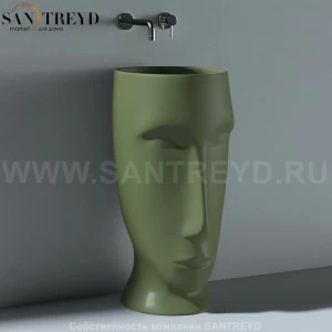 474011 Напольная раковина стоящая круглая Kerasan Artwork