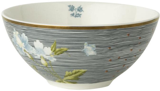 Пиала Laura Ashley Midnight Pinstripe 13см, 420мл 180468
