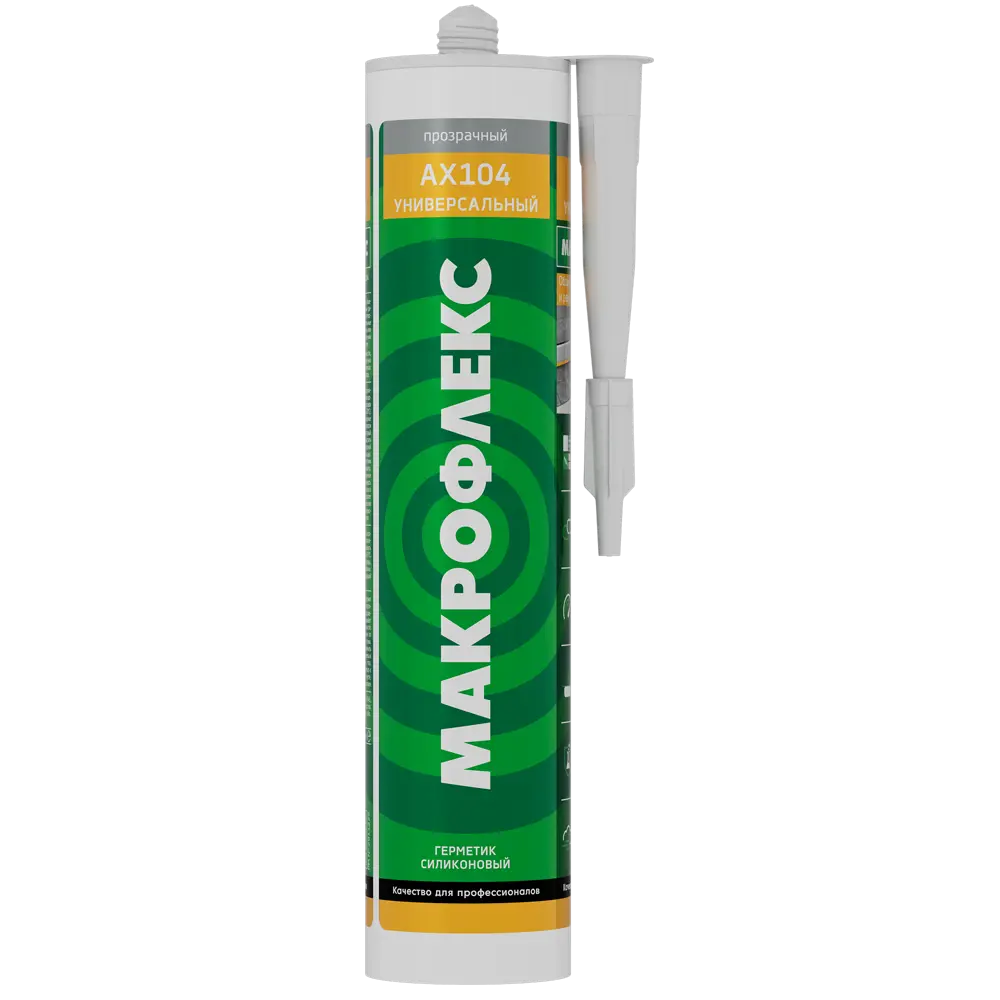 Makroflex универсальный силиконовый герметик прозрачный 290 мл 83321475 МАКРОФЛЕКС STLM-0040431