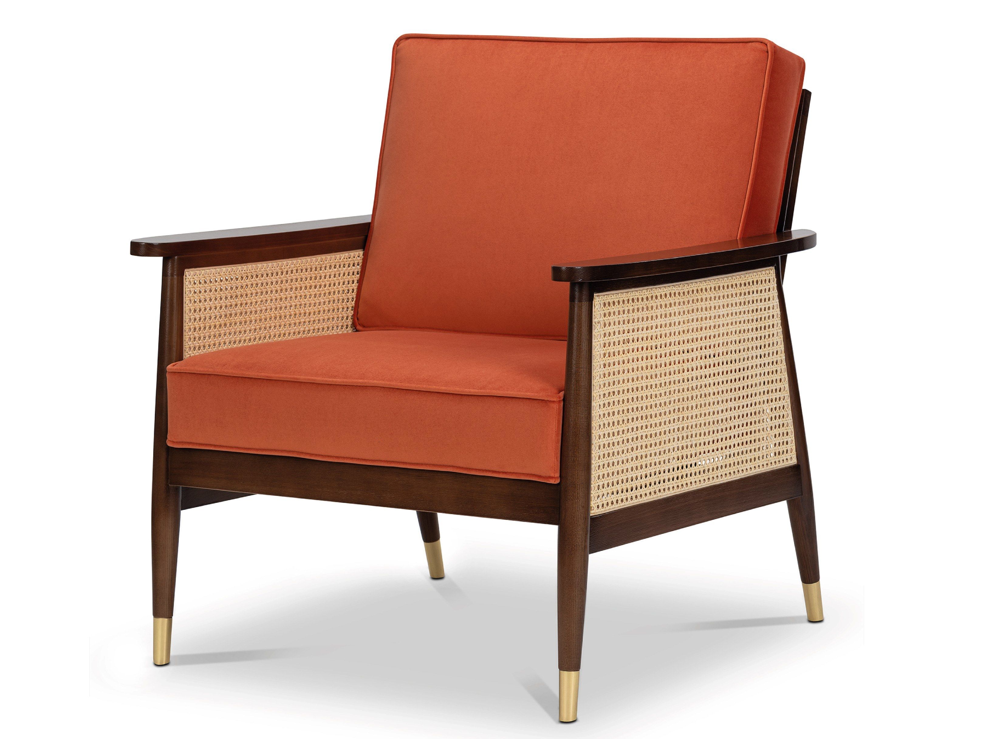 Бархатное кресло с подлокотниками Stylish Club Natur ARCH-00039227