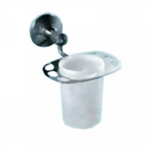 Держатель для зуб. щеток, монтаж. стакан стекло А084 (Z)