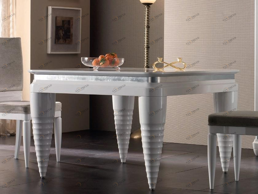 Cantiero Прямоугольный стол из лакированного дерева Elettra day El208