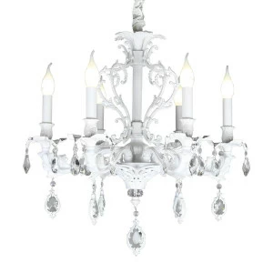 Подвесная люстра Omnilux Senis OML-74713-06 OMNILUX ДИЗАЙНЕРСКИЕ, SENIS WHITE 187199 Белый