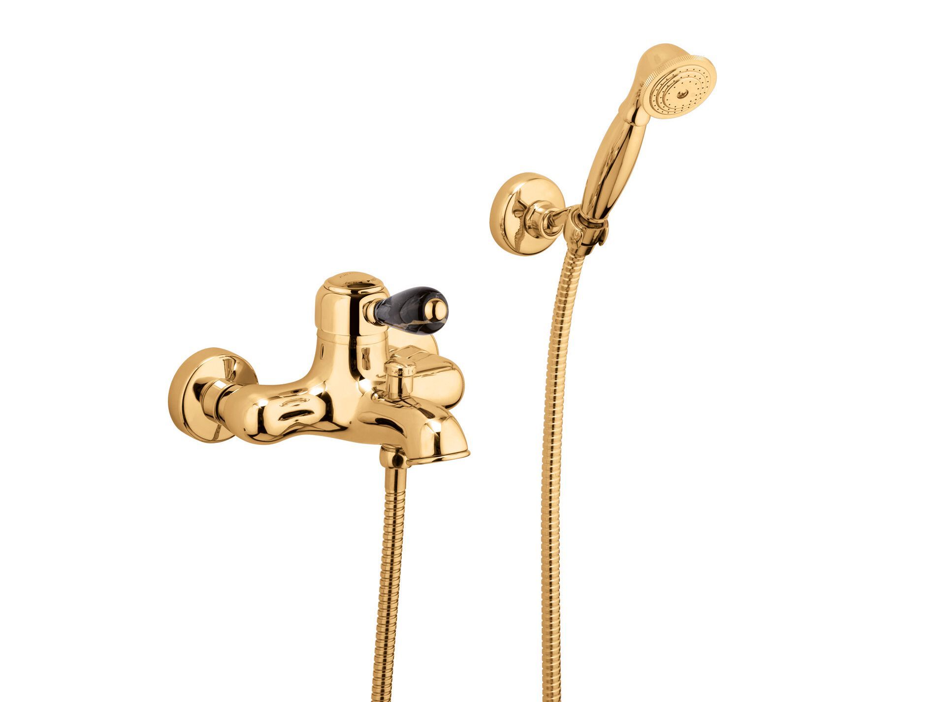 Настенный смеситель для ванны с ручным душем Rubinetterie Frattini Morgan ARCH-00030290 - Вид №1