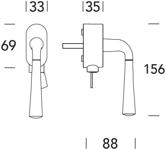 Reguitti Дк оконная ручка с замком Arja A197dkc6758 - Вид №1