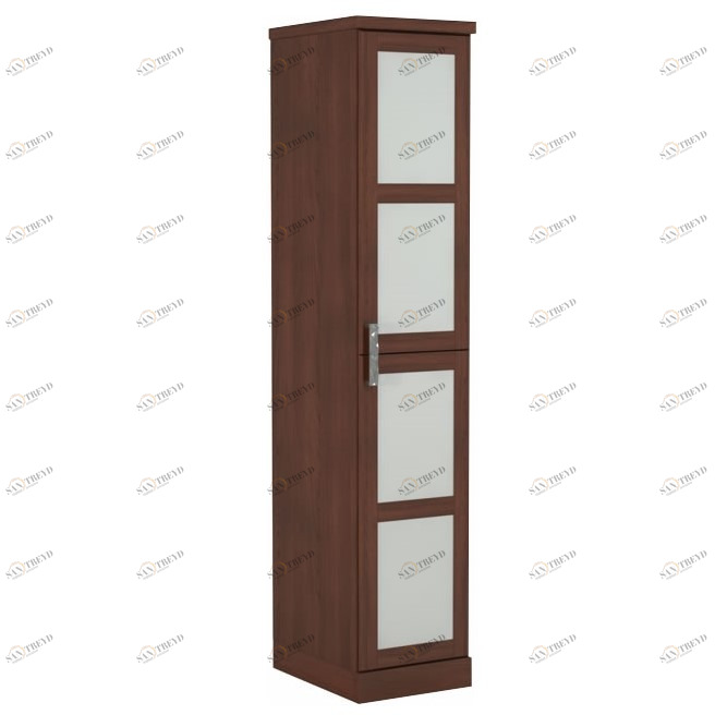 Шкаф бельевой одностворчатый коричневый "Парма" DREAMLINE ПАРМА 175223 Коричневый