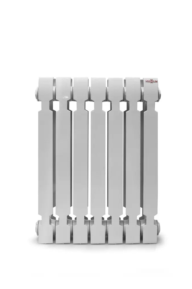 90343686 Радиатор секционный Konner Modern 500/96 7 секций боковое подключение чугун белый STLM-0943441