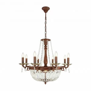 Подвесная люстра Globo Asha 64130-8R GLOBO ДИЗАЙНЕРСКИЕ, ASHA 00-3887538 Коричневый