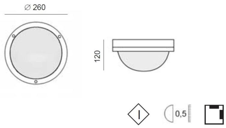 BEL-LIGHTING Настенный светильник для улицы / потолочный светильник для улицы из алюминия  134  - Вид №3