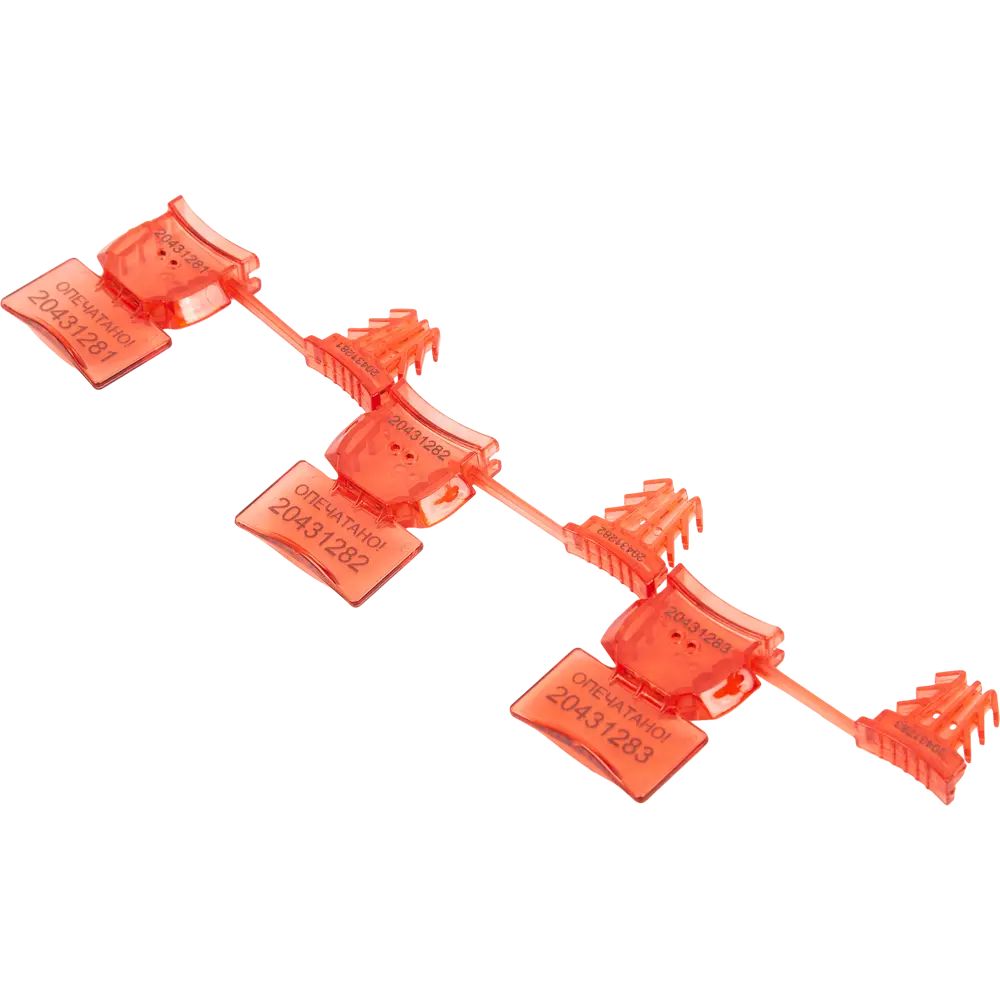 Комплект трос и пломба Европартнер с пластиковой защелкой 50 шт STLM-2136806