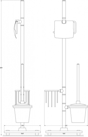 310 Стойка комбинированная UNI FBS Universal - Вид №1