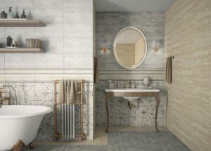 90813692 Плитка WT9DEC17 24.9x50см 1.25 м² цвет белый/серый STLM-0394268 ALTACERA