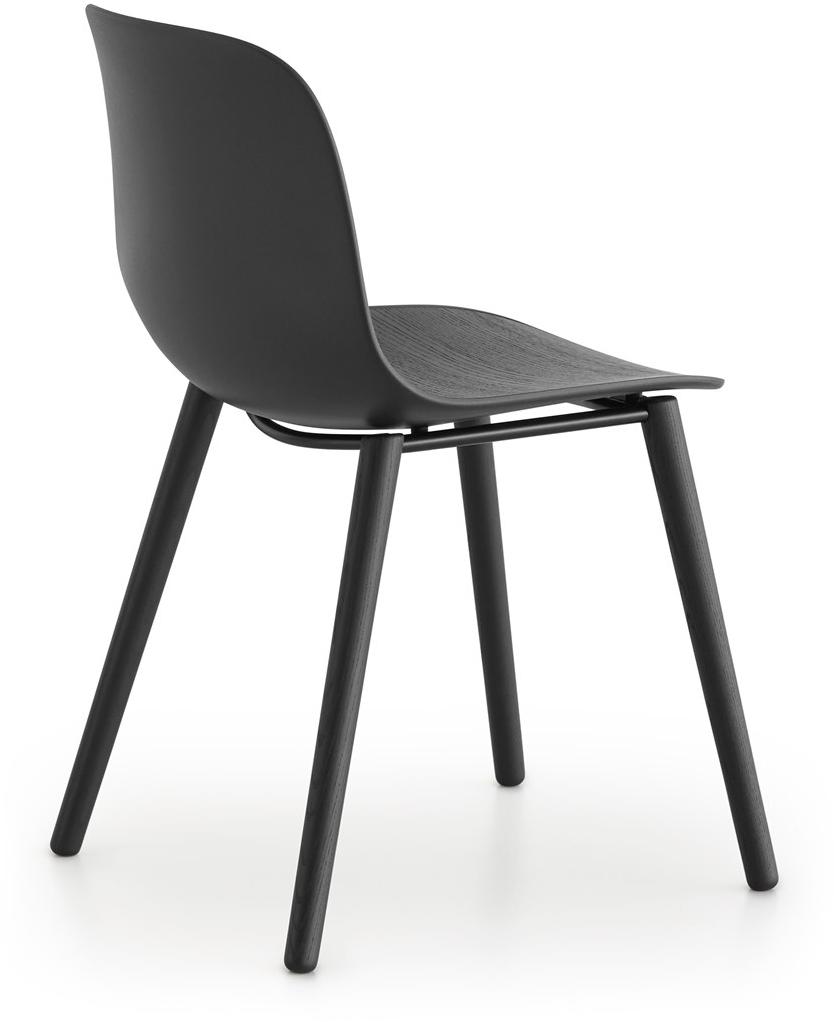 Lapalma Стул полипропиленовый на деревянных ножках Seela S313 - Вид №3