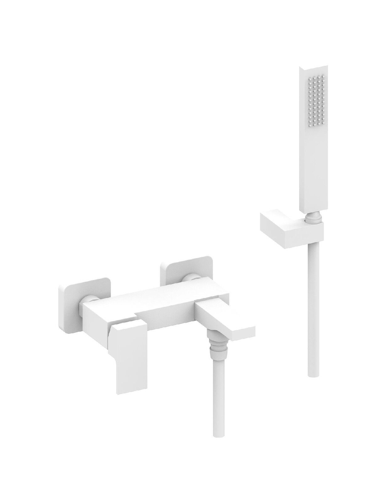 Настенный смеситель для ванны с ручным душем Rubinetterie Frattini Vita Due ARCH-00128376 - Вид №16