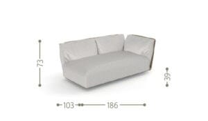 Ткань сад диван Talenti Шах ARCH-00116085 - Вид №18