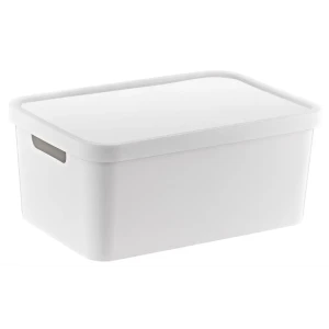 91984332 Контейнер для хранения Smartware TRN-235-White 27.7x14x37 см пластик цвет белый STLM-1487985