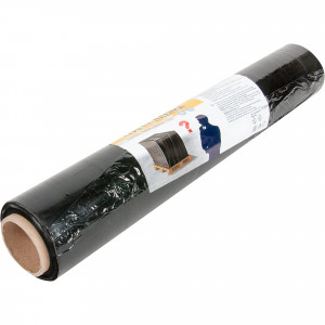 14550601 Стретч-плёнка 23 мкм 450 мм х 100 м, цвет чёрный