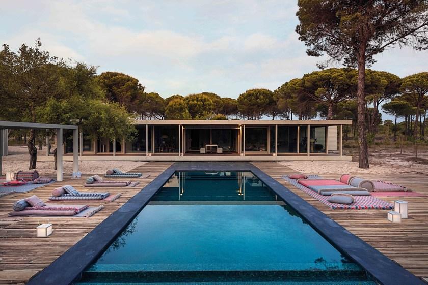 GAN Прямоугольный коврик из полипропилена геометрической формы для улицы Garden layers sun-id-1353062 - Вид №5