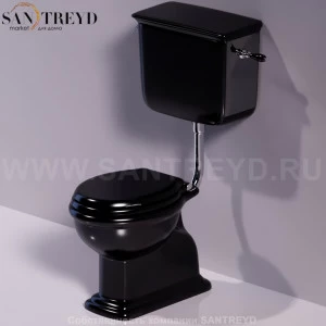 LA28NERO Бачок для унитаза Черный Simas Lante Италия