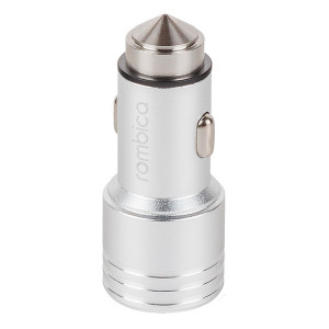 485072 Автомобильное зарядное устройство "AUTO MC04", USB1 5В / 1А, USB2 5В / 2.1А Rombica