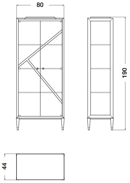 Витрина из дерева и стекла CPRN HOMOOD Eclipse ARCH-00045839 - Вид №3
