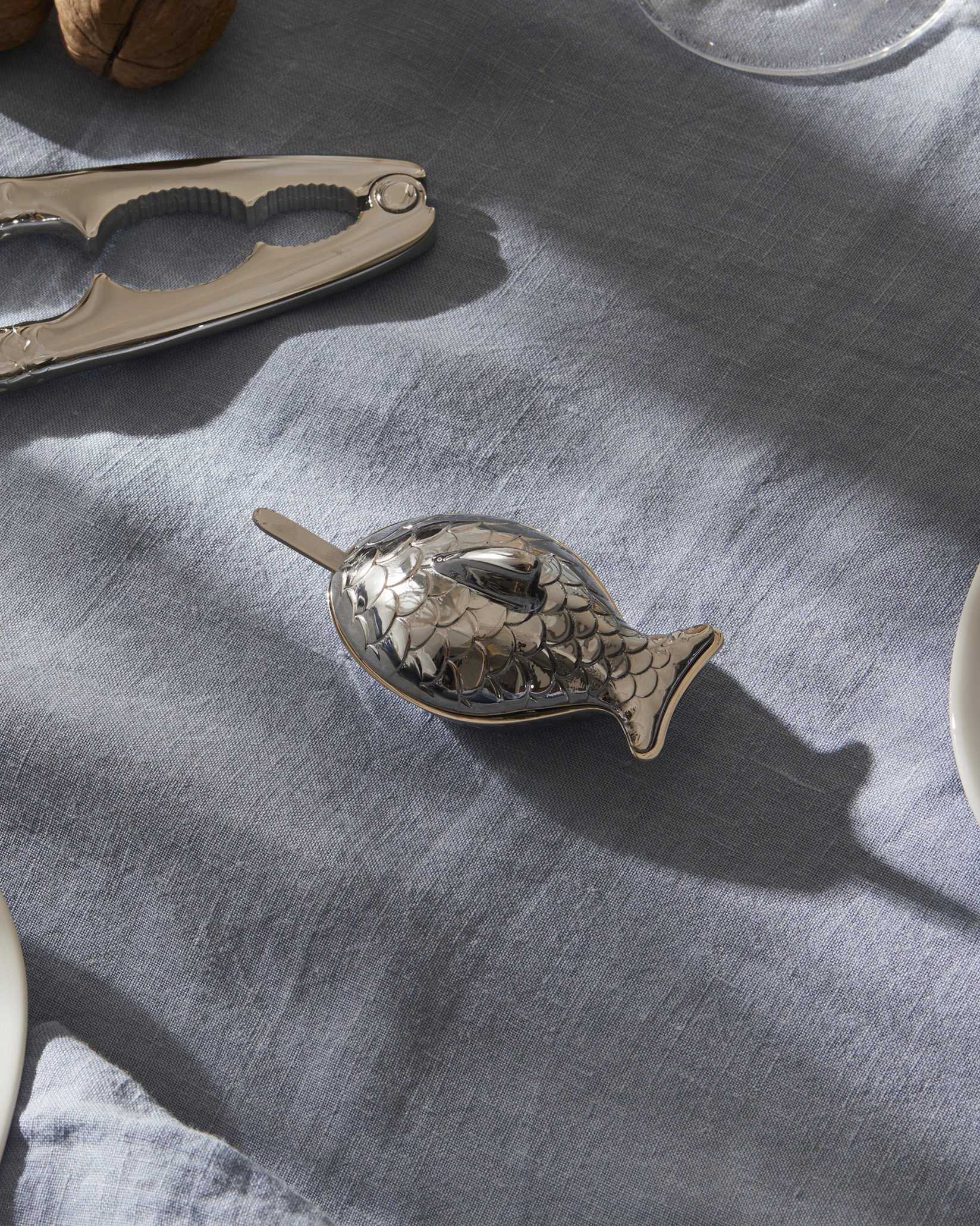 Рыбная солонка Alessi Colombina Colombina fish FM24 - Вид №1