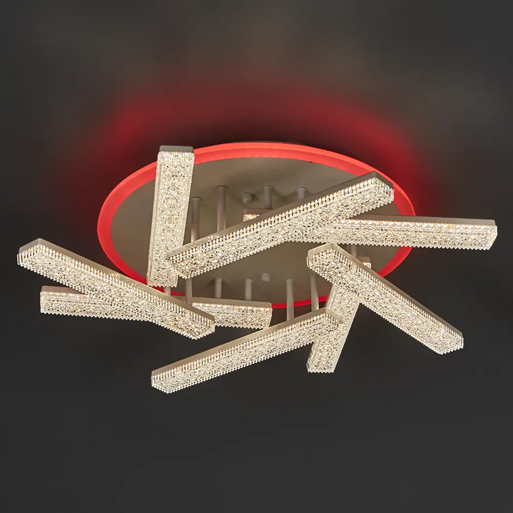 Люстра потолочная De City Оскар 8x10 Вт+22 Вт RGB LED 220 В с пультом управления STLM-2001293 - Вид №21