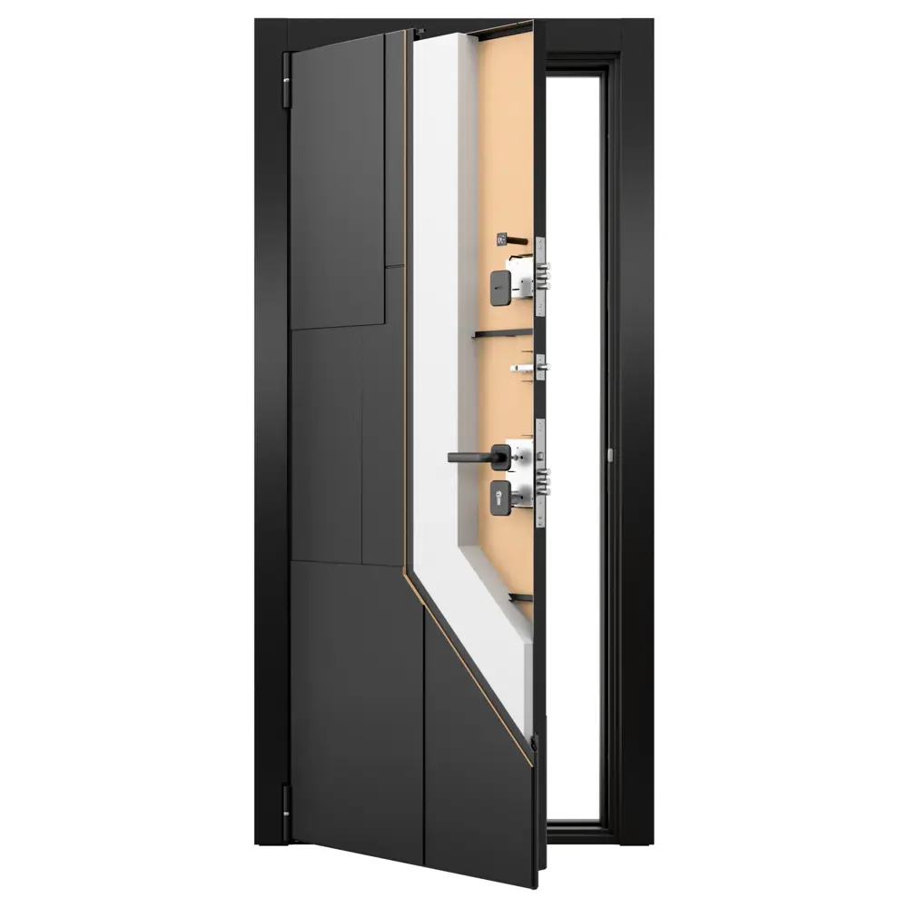 Дверь входная металлическая Волюм Скай 95x205 см левая шелк белый с зеркалом TOREX STLM-2043897 - Вид №13