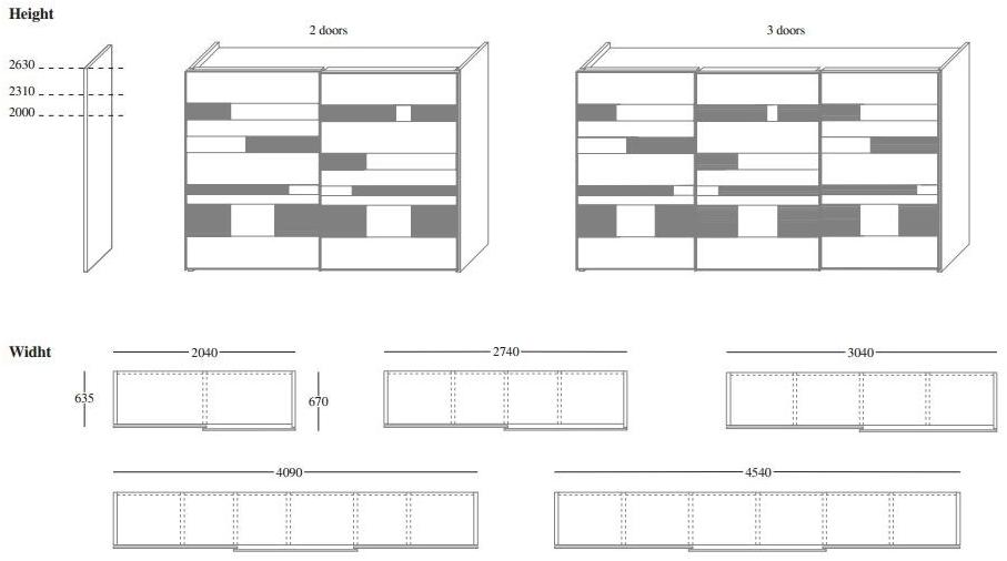 EmmeBi Шкаф с раздвижными дверьми Orizzonte sun-id-1412062 - Вид №1