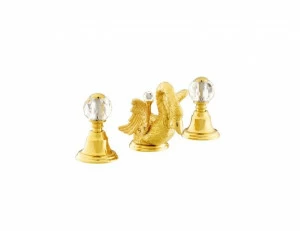 039141.000.50 Раковина с тремя отверстиями и кристаллами Swarovski Яркий хром