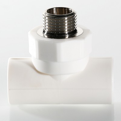 VTp.733.0.02004 Фитинг полипропиленовый – тройник с переходом на наружную резьбу Valtec 20 мм х 1/2"  - Вид №8