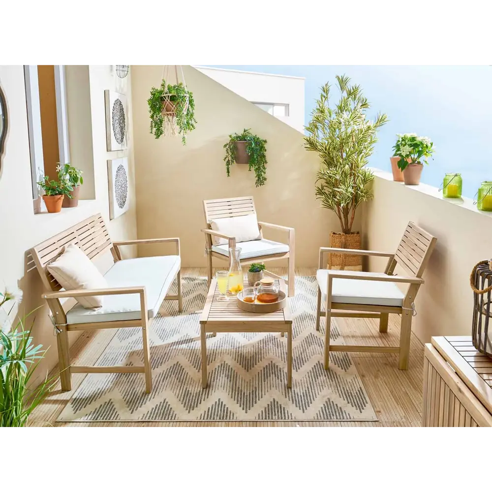 Набор мебели Solis акация 4 предмета NATERIAL STLM-2026441 - Вид №7