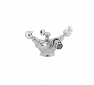 Gentry Home Смеситель для раковины мостик на 2 отверстия 200мм Berkeley Хром GH102866