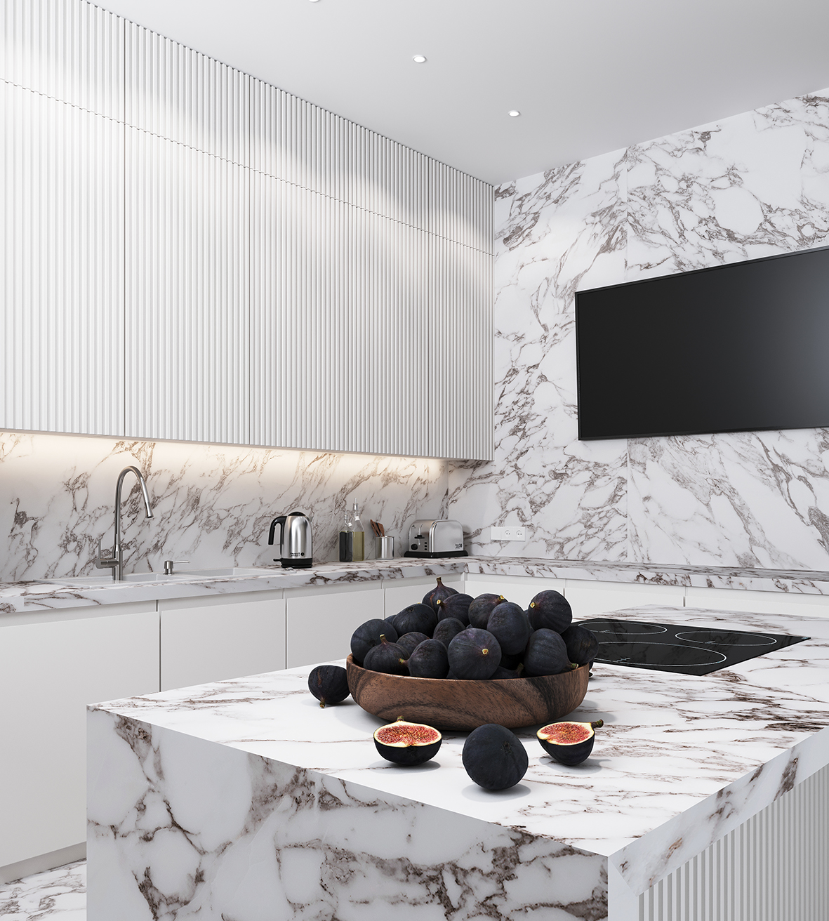 Бесконечная элегантность: керамический слэб Soft Satin STP-ST604 INCOLOR - Вид №3